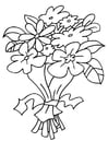 Dibujo para colorear Ramo de flores