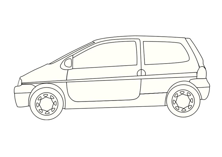 Dibujo para colorear Renault Twingo