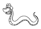 Dibujo para colorear Serpiente