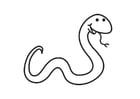 Dibujos para colorear serpiente
