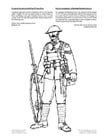 Dibujos para colorear Soldado de la primera guerra mundial