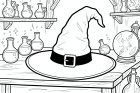 sombrero de bruja