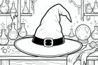 sombrero de bruja