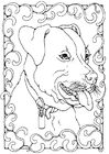 Dibujo para colorear staffordshire bull terrier