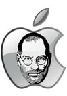 Dibujos para colorear Steve Jobs - Apple