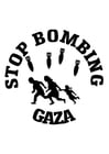 Dibujo para colorear Stop al bombardeo en Gaza