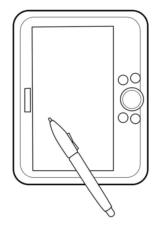 Dibujo para colorear tableta gráfica - Dibujos Para Imprimir Gratis - Img 22851 Dibujo para colorear tableta gráfica - Dibujos Para Imprimir Gratis - Img 22851