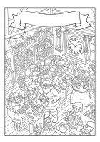 Taller de Papá Noel con elfo navideño