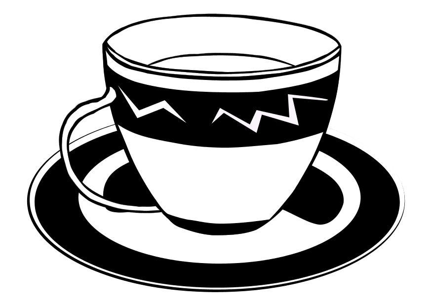 Dibujo de taza de té para colorear  Dibujos para colorear imprimir gratis