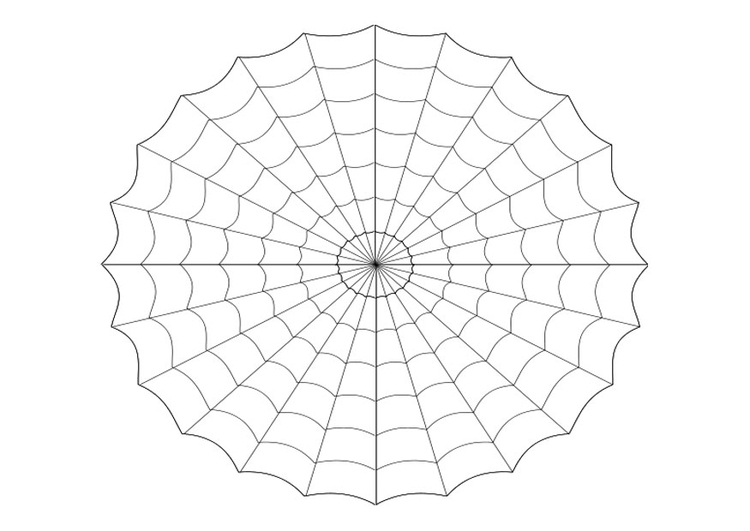 Dibujo para colorear telaraÃ±a