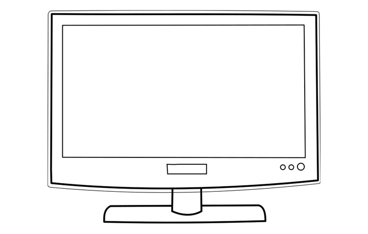 carta Acerca de la configuración Productos lácteos Dibujo para colorear televisión - Dibujos Para Imprimir Gratis - Img 22723