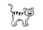 Dibujo para colorear tigre