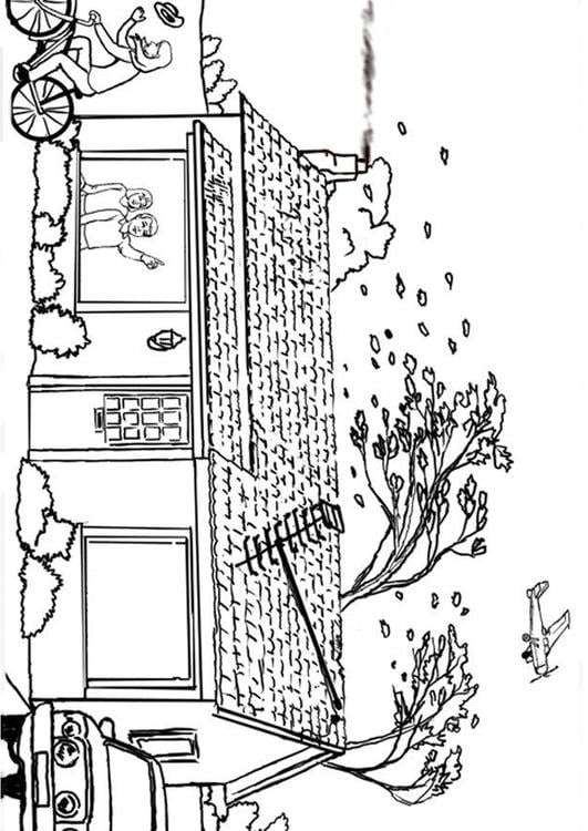 Dibujo para colorear Tormenta, huracán - Dibujos Para Imprimir Gratis - Img  7882