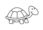 Dibujo para colorear tortuga