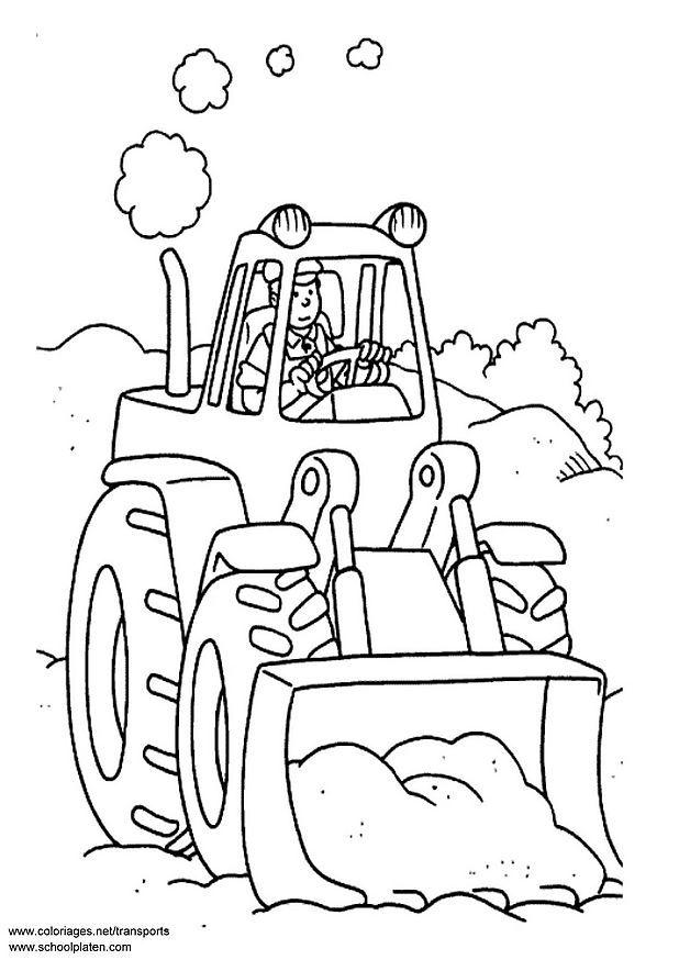 Dibujo para colorear Tractor
