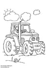 Dibujos para colorear Tractor