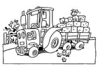 Dibujos para colorear Tractor