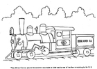 Dibujos para colorear Tren antiguo
