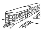 Dibujos para colorear Tren