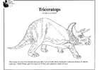 Dibujos para colorear Triceratops