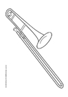 Dibujo para colorear TrombÃ³n