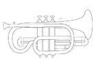 Dibujos para colorear Trompeta