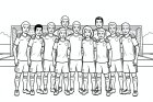 un equipo de fútbol