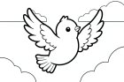 un pajarito en el aire