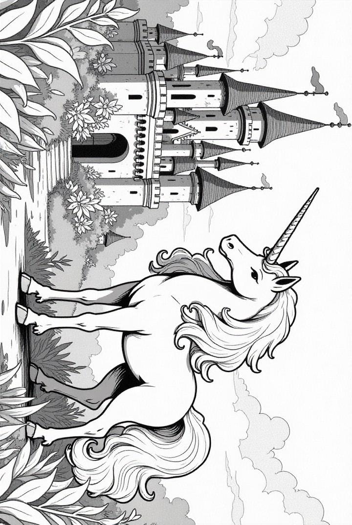 Unicornio para castillo