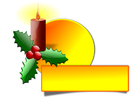 Imagen vela de navidad