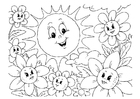 dibujo-para-colorear verano