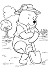 Dibujo para colorear Winnie de Poeh 