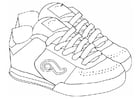 Dibujos para colorear zapatillas de deporte