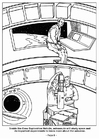 Dibujo para colorear Astronautas desarrollando experimentos importantes