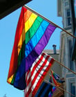Foto bandera del arcoÃ­ris