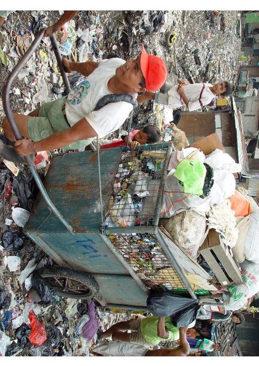 Barrio marginal en Jakarta