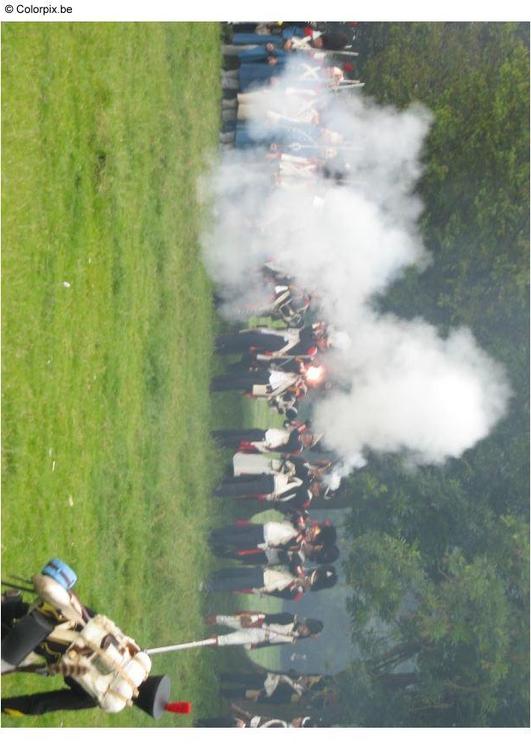 Batalla en Waterloo