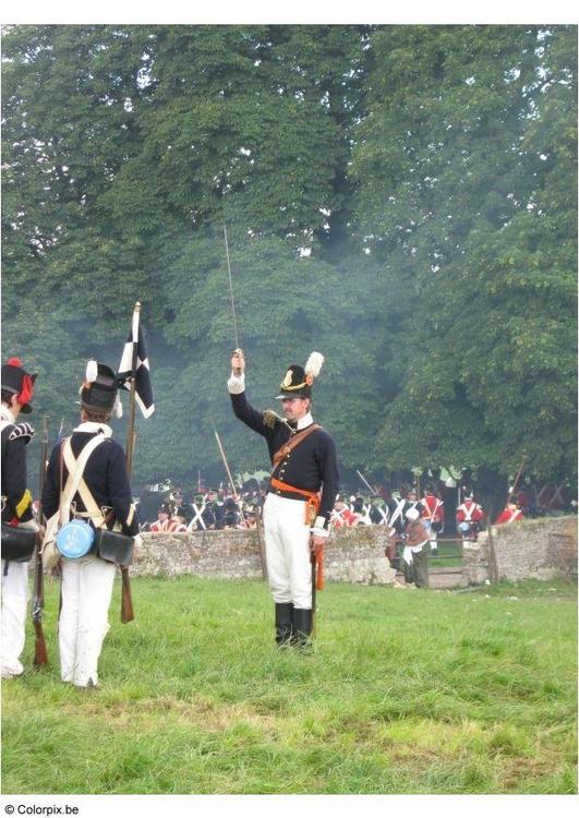 Batalla en Waterloo