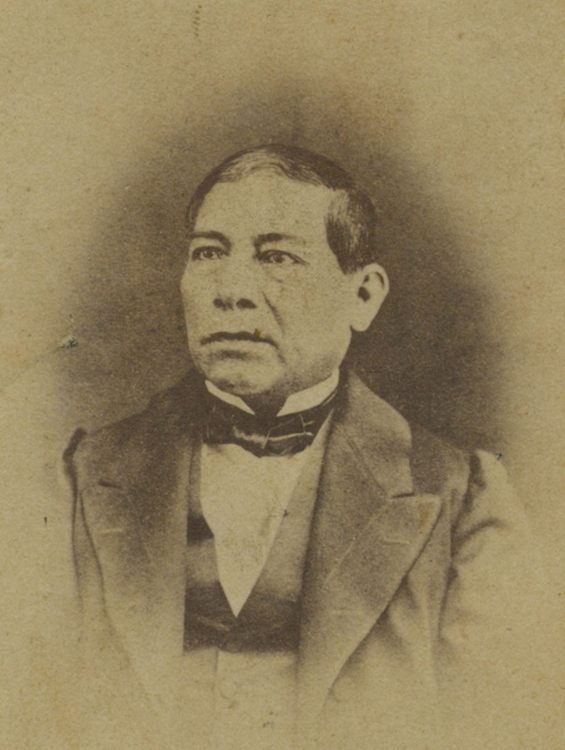 Foto Benito JuÃ¡rez - aproximadamente, 1868