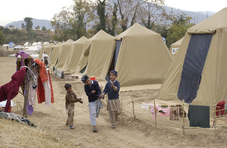 Foto campo de refugiados - PakistÃ¡n 