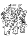 Dibujo para colorear Carnaval
