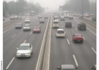 Fotos Carretera con polución, Pekín