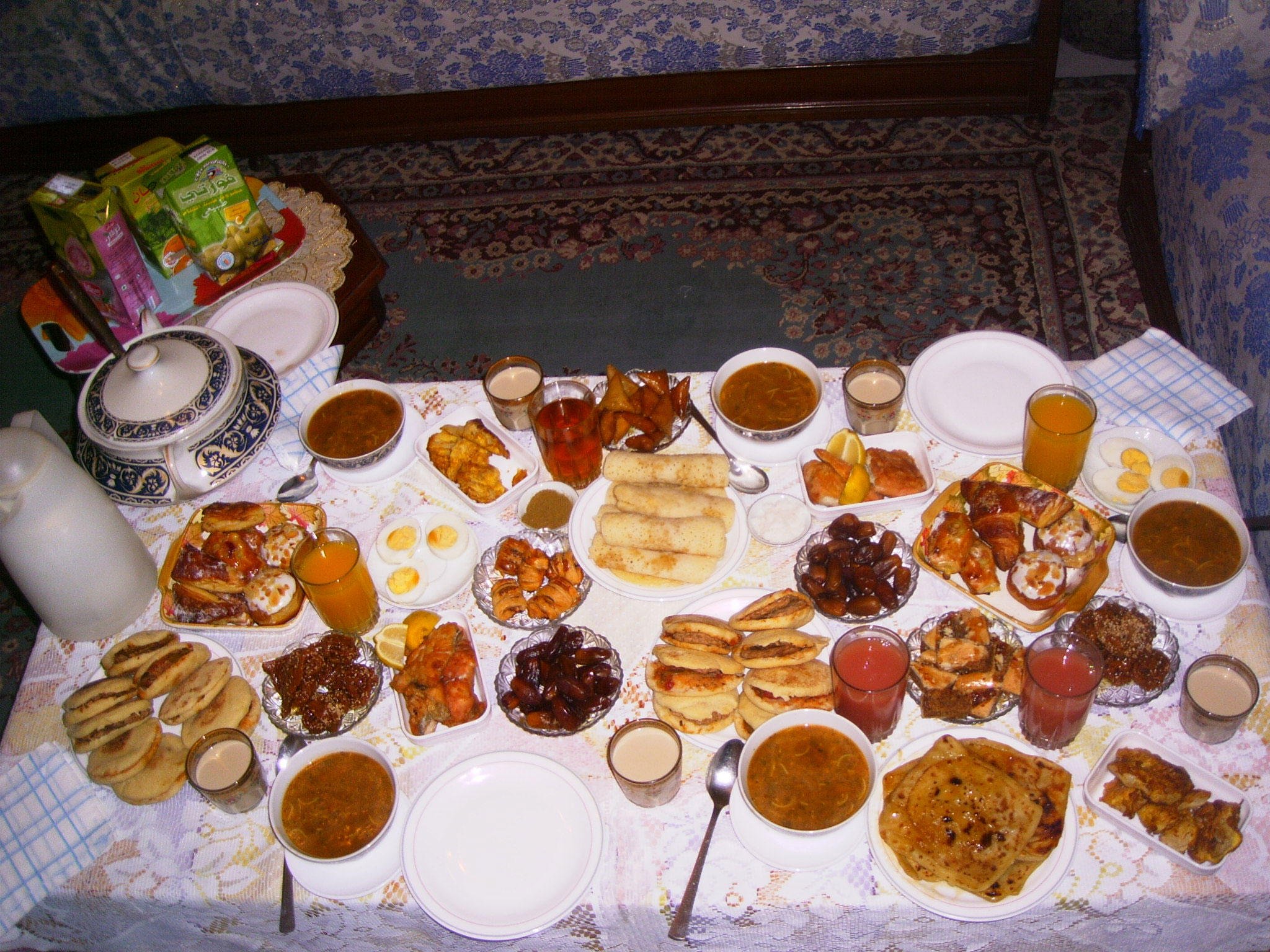 Foto comida tradicional de ramadÃ¡n