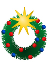 Imagen corona de navidad