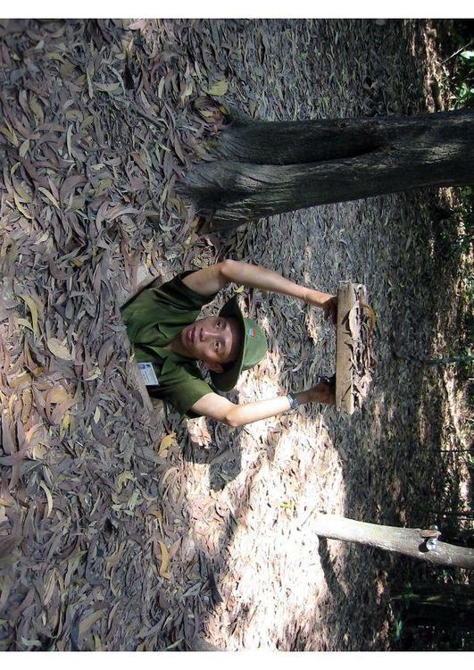 Entrada del tunel Cu Chi