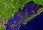 Foto de satélite de Venecia