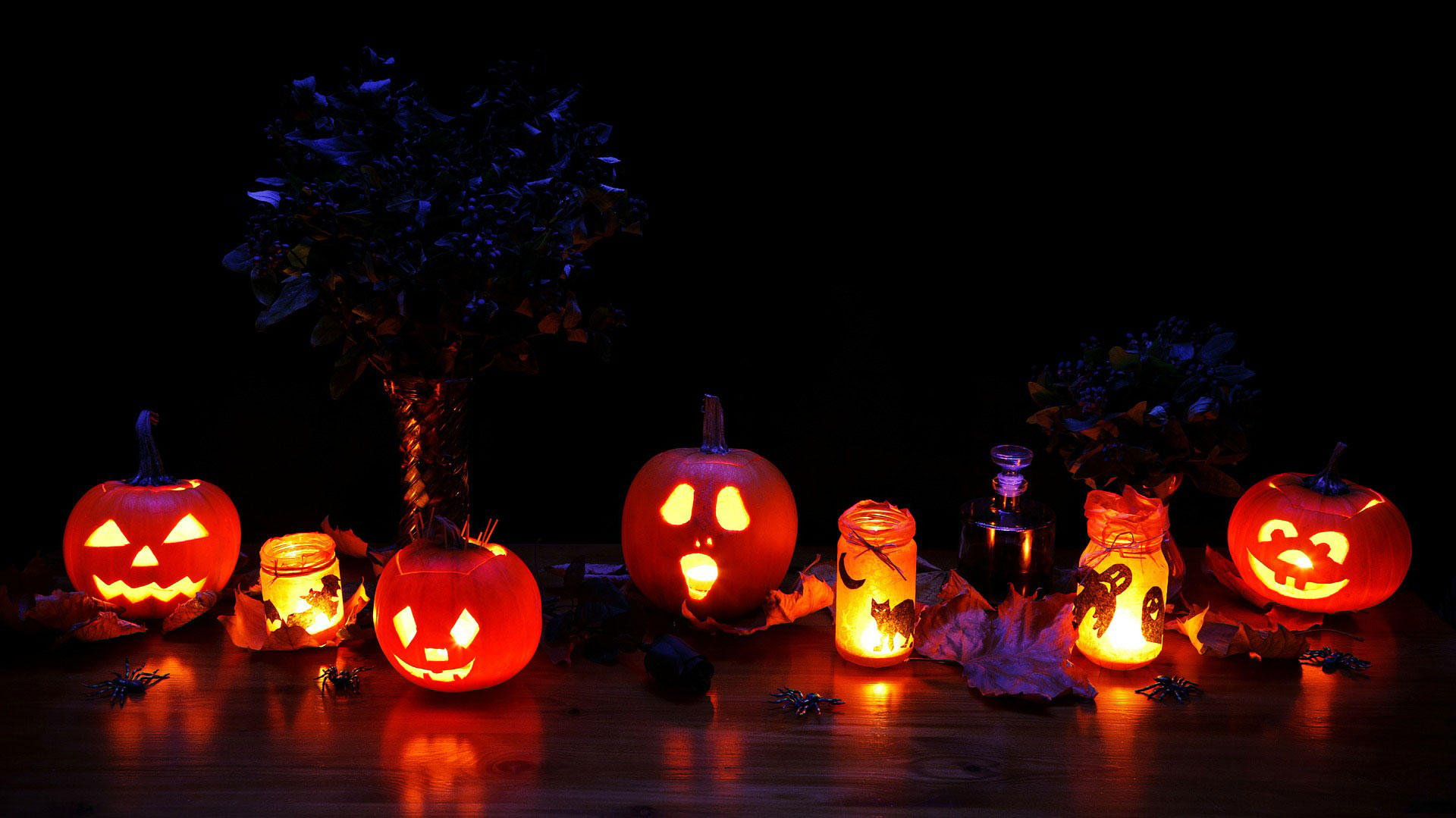 Foto iluminaciÃ³n de Halloween