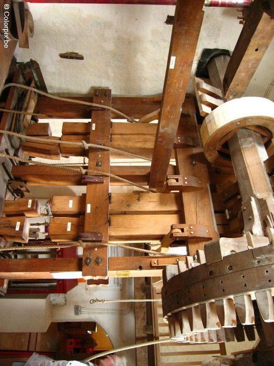 Interior de molino de aceite
