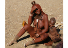 Foto Madre Himba con niÃ±o