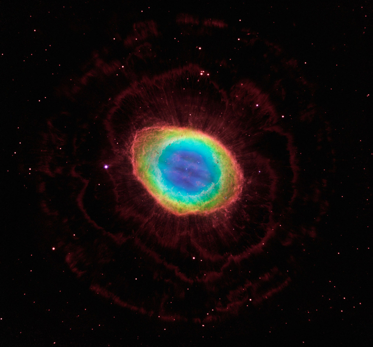 Foto nebulosa anular